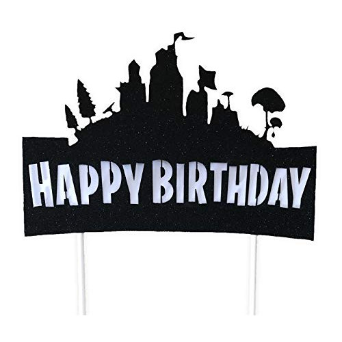 Snagshout Fortnite Cake Topper Happy Birthday Cake Topper