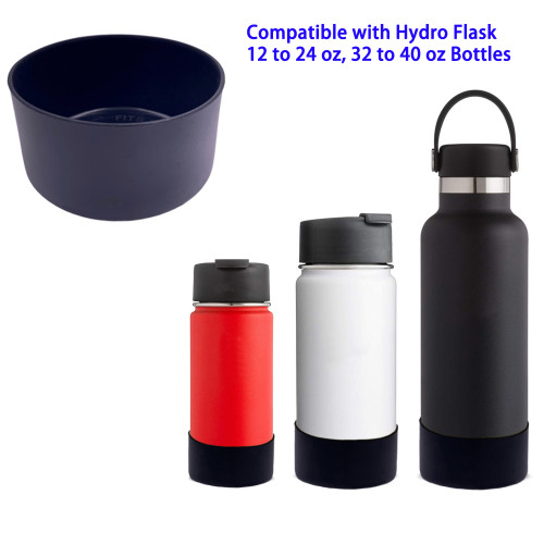 32-40oz Protective Silicone Bottle Sleeve for Hydro Flask Anti-Slip Bottom  Cover