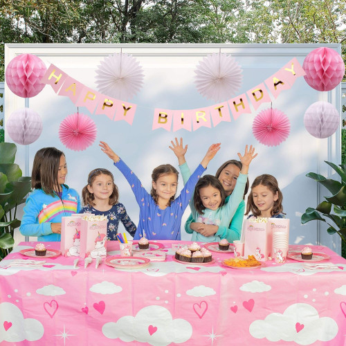 Snagshout Unicorn Party Decorations Serves 16 Eco Friendly