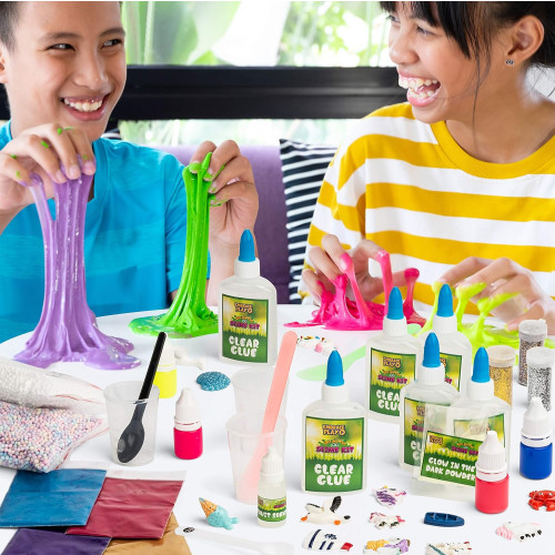 Snagshout  EMBRACE PLAY Slime Kit for Girls and Boys - The Ultimate 56  Piece Slime Kit Slime Supplies Includes Non-Borax Slime Glue, Slime Scents,  Slime Add Ins, and Other Slime Ingredients