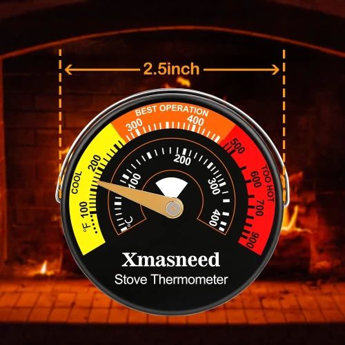 Snagshout  Wood Stove Thermometer Magnetic(40% OFF CODE, $7.2