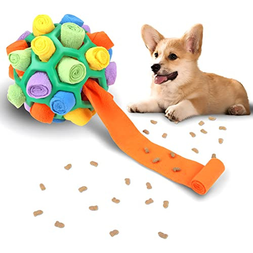 Snagshout | Snuffle Ball for Dogs, Dog Snuffle Ball Toy Interactive Dog  Puzzle Ball, Encourage Natural Foraging Skills Slow Feeder Training Bite  Resistant Sniff Toy for Pet (Green)
