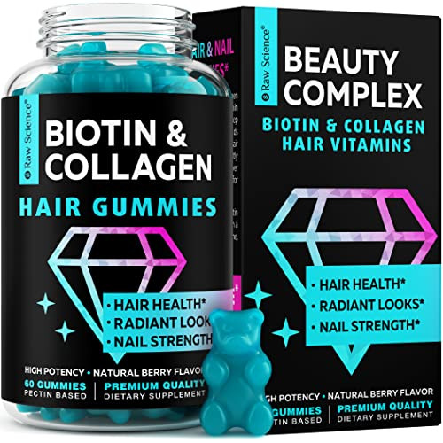 Snagshout | S RAW SCIENCE Hair Growth Vitamins for Women & Men – Biotin ...