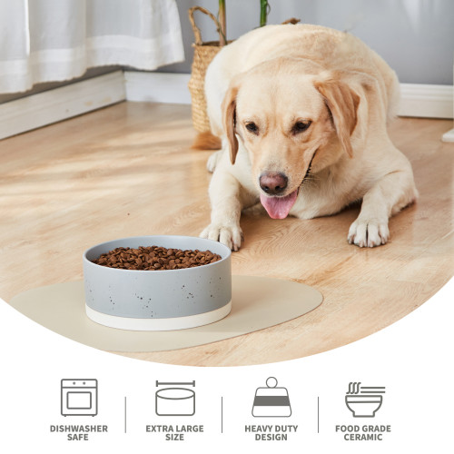 Extra large ceramic sales dog water bowls