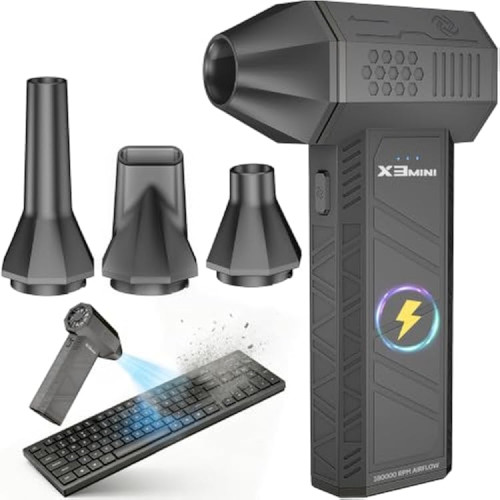 Compressed Air Duster, 180000RPM Electric Turbo Fan
