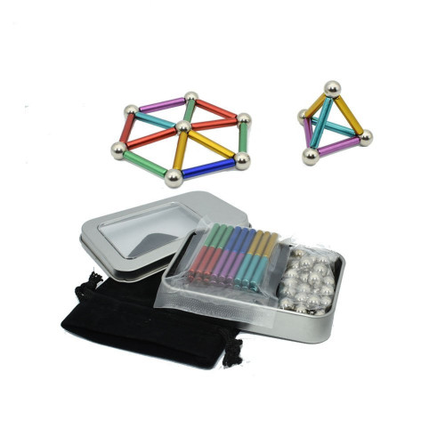 256pcs Magnet Set Magnetic Desk Toys for Adults Relief Stress Fidget 