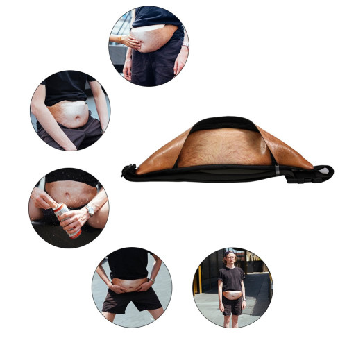 Dad bag fake belly waist pack hotsell