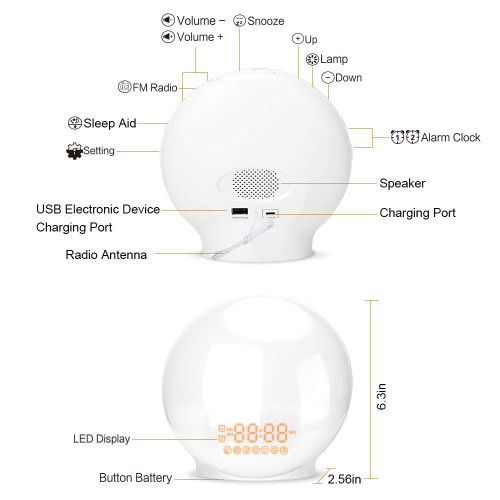 Lbell wake up light hot sale